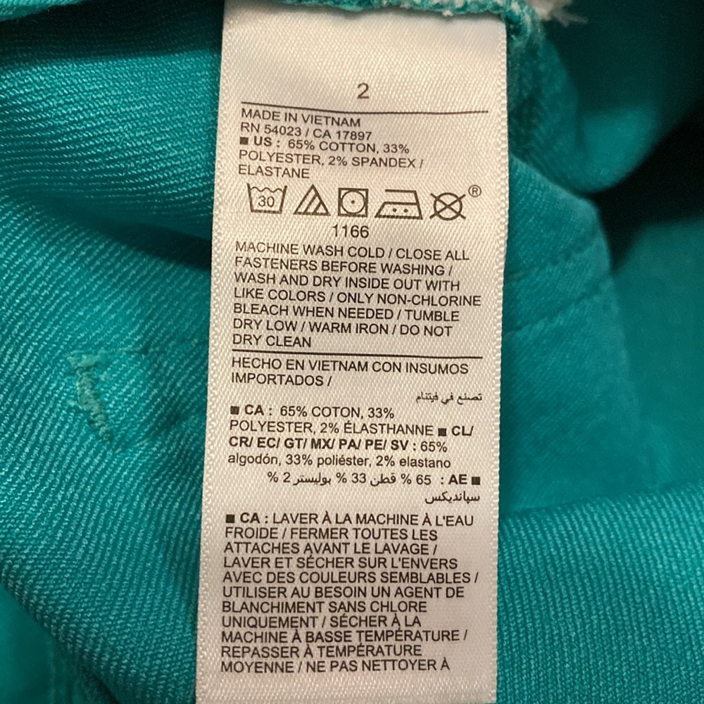 Turquoise Shorts - Picture 4 of 4